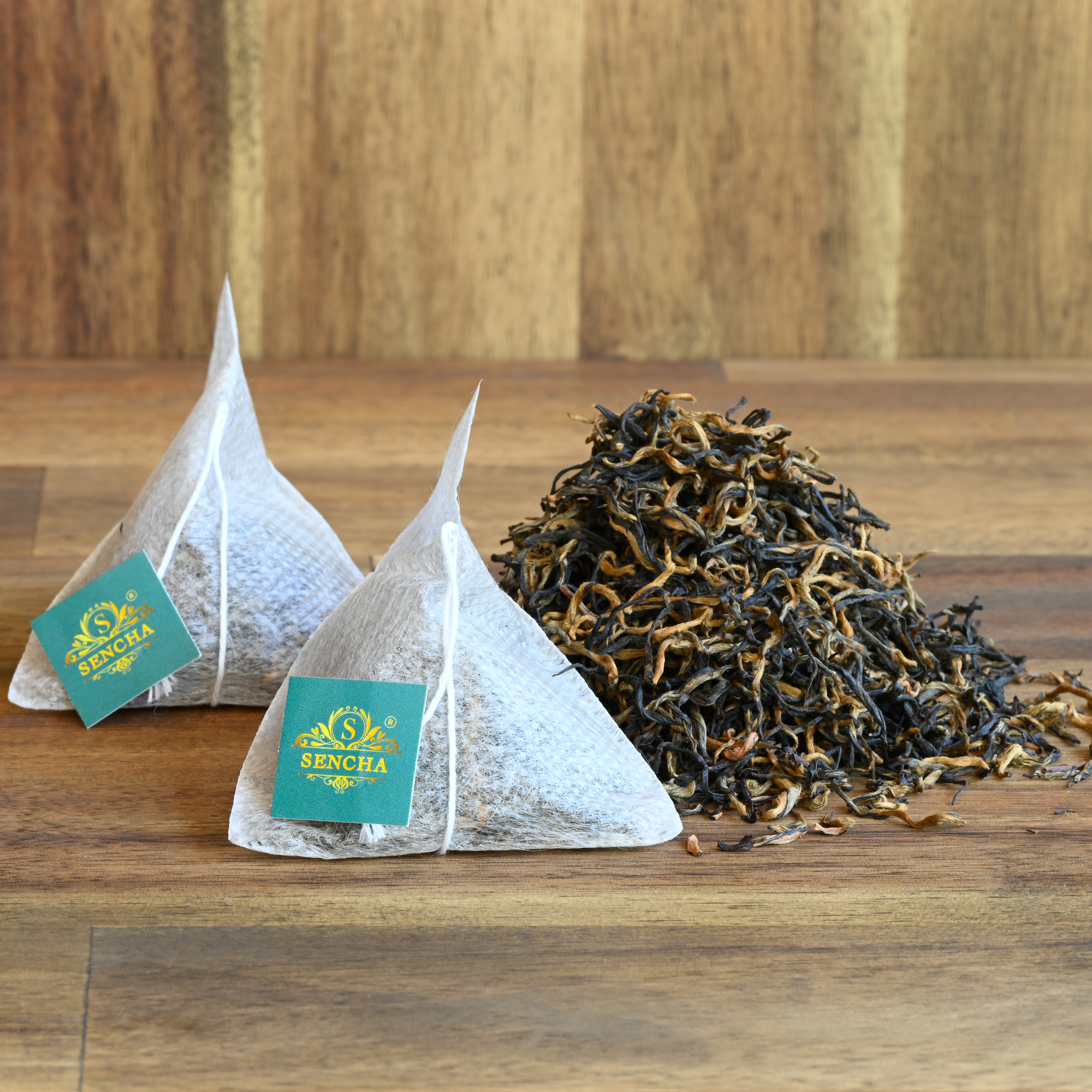 Golden-Tip Kirribilli Breakfast Tea Paired with Zesty Orange Almond Cake