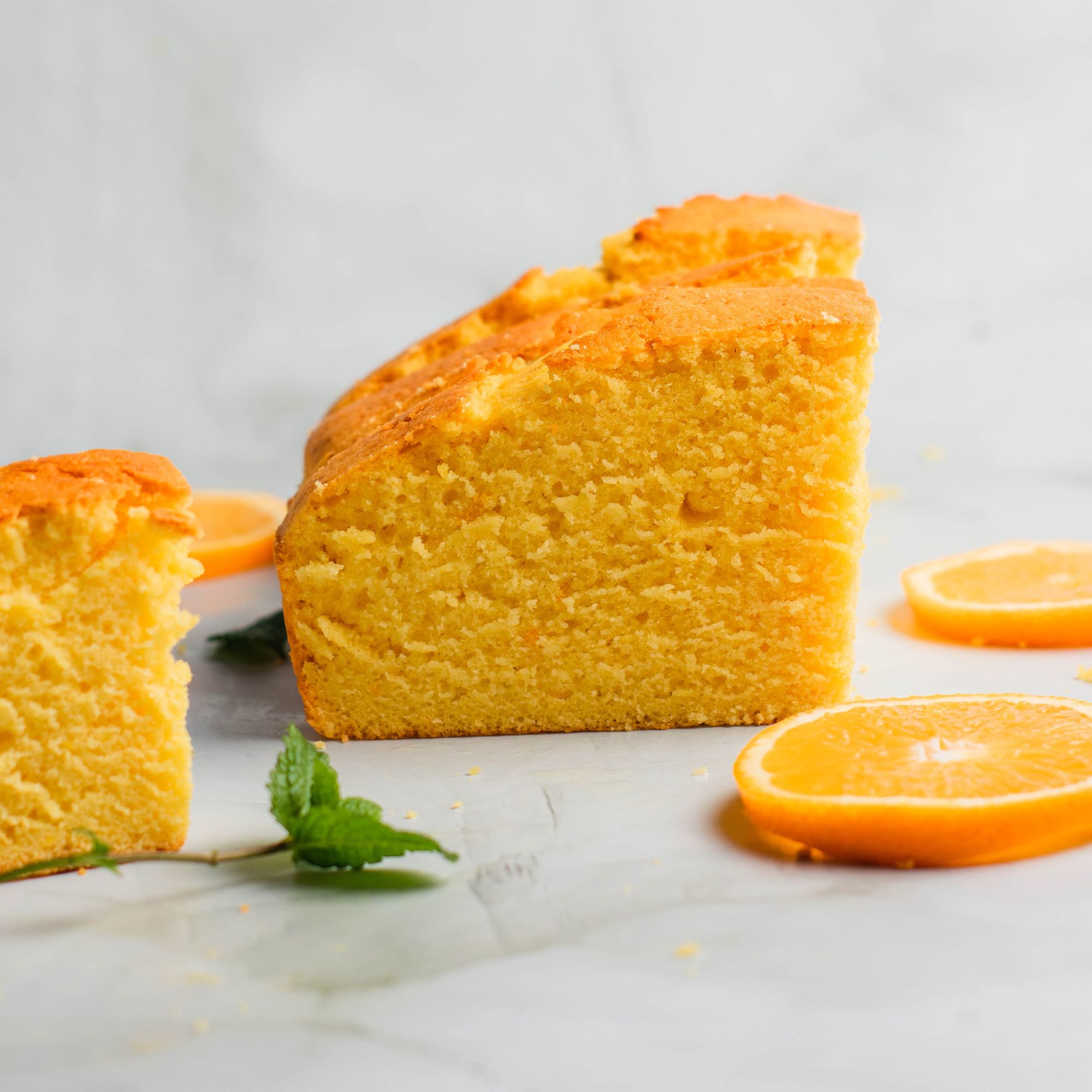 Golden-Tip Kirribilli Breakfast Tea Paired with Zesty Orange Almond Cake